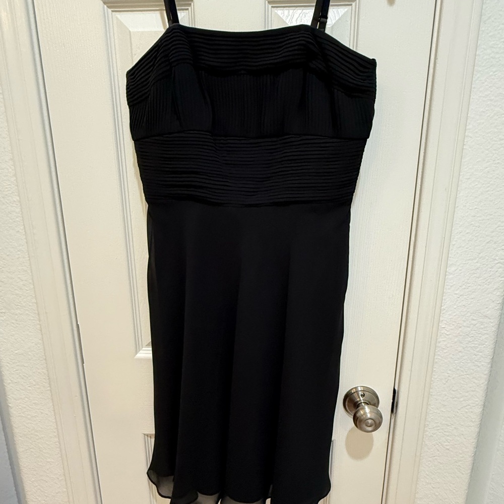 White House Black Market Black Spaghetti Strap Sundress